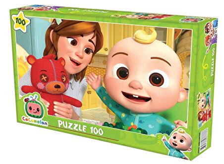 Cocomelon 3+ Yaş Büyük Boy Puzzle 100 Parça